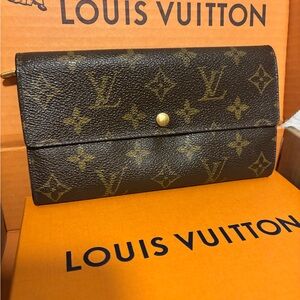 Louis Vuitton Brown Monogram Wallet